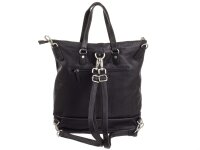 Prato Shahid Cityrucksack Rindleder black