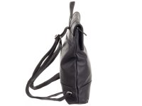 Prato LM Shahid AL9 geprägtes Rindleder Cityrucksack black