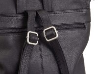 Prato LM Shahid AL9 geprägtes Rindleder Cityrucksack black