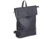 Prato LM Shahid AL9 geprägtes Rindleder Cityrucksack dark blue