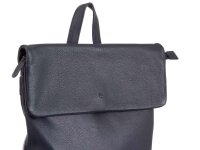 Prato LM Shahid AL9 geprägtes Rindleder Cityrucksack dark blue