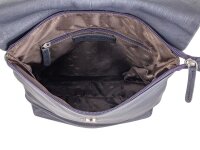 Prato LM Shahid AL9 geprägtes Rindleder Cityrucksack dark blue