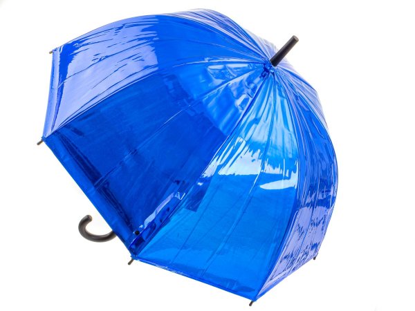 Happy Rain Long AC Domeshape Langschirm, metallic blau