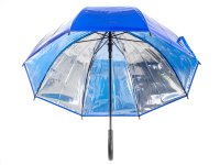 Happy Rain Long AC Domeshape Langschirm, metallic blau