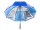 Happy Rain Long AC Domeshape Langschirm, metallic blau