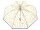Happy Rain Long AC Regenschirm transparent mit Emojis clear-blau