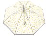 Happy Rain Long AC Regenschirm transparent mit Emojis clear-sz