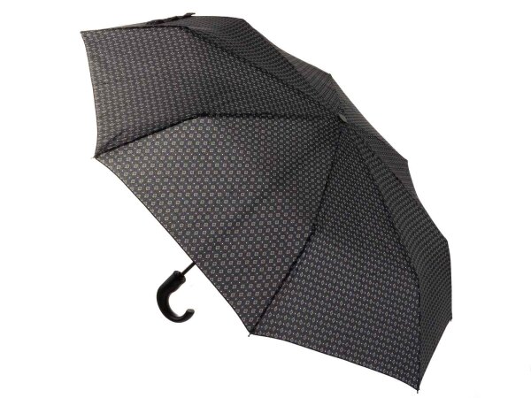 Happy Rain Essentials Taschenschirm inklusive Schirmhülle, Raute