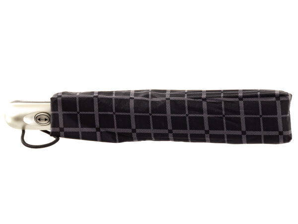 Pierre Cardin Taschenschirm, leicht, stabil, überschlagsicher, Viereck