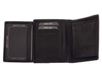 JS 8 Karten Brieftasche, Kombibörse aus Leder