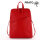 Prato LM Shahid AL8 geprägtes Rindleder Cityrucksack rot