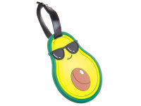 Franky Friends Kinder-Kofferanhänger LT7 Adressanhänger Gepäckanhänger Avocado