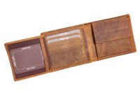 JS Geldbörse 2176HP-braun Hirsch