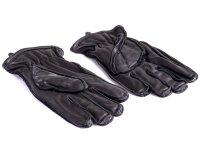 Franky Herren Handschuhe schwarz Leder