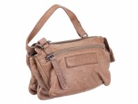 The Chesterfield Brand C480930 Leder kleine Umhängetasche Handtasche taupe