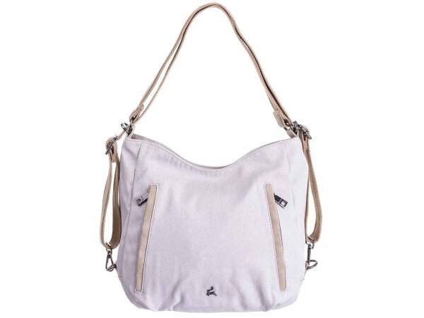 Prato S918-F LM Joyce Flanell PU Reißverschluss-Beutel beige / beige