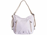 Prato S918-F LM Joyce Flanell PU Reißverschluss-Beutel beige / beige