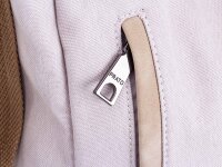 Prato S918-F LM Joyce Flanell PU Reißverschluss-Beutel beige / beige