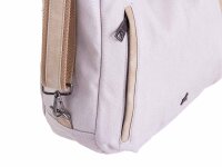 Prato S918-F LM Joyce Flanell PU Reißverschluss-Beutel beige / beige