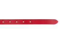 Prato Gürtel G02 ovale Schnalle S rot 110 cm