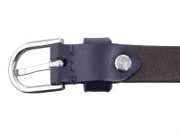 Prato Gürtel G02 ovale Schnalle S dark blue 90 cm