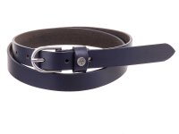 Prato Gürtel G02 ovale Schnalle S dark blue 110 cm