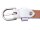 Prato Gürtel G02 ovale Schnalle S weiss 85 cm