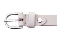 Prato Gürtel G02 ovale Schnalle S beige 95 cm