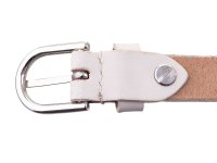 Prato Gürtel G02 ovale Schnalle S beige 105 cm