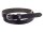 Prato Gürtel G02 ovale Schnalle S shiny black 90 cm