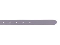 Prato Gürtel G02 ovale Schnalle S mid grey 95 cm