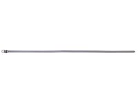Prato Gürtel G02 ovale Schnalle S mid grey 95 cm