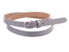 Prato Gürtel G02 ovale Schnalle S mid grey 105 cm