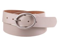 Prato Gürtel G05 mit Runder Schnalle beige 85 cm