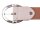 Prato Gürtel G05 mit Runder Schnalle beige 85 cm