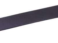 Prato Gürtel G05 mit Runder Schnalle shiny black 90 cm