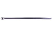 Prato Gürtel G05 mit Runder Schnalle shiny black 90 cm