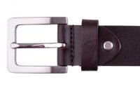 Prato Gürtel G22 Herren Leder Gürtel d-braun 95 cm