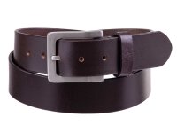 Prato Gürtel G22 Herren Leder Gürtel d-braun 100 cm