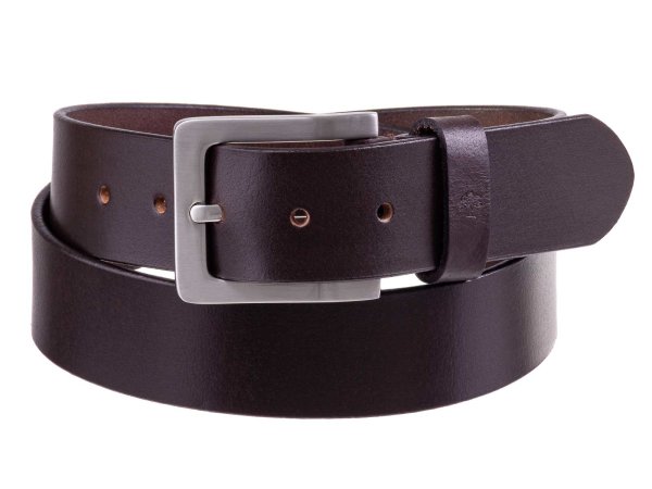 Prato Gürtel G22 Herren Leder Gürtel d-braun 105 cm