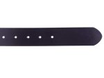 Prato Gürtel G22 Herren Leder Gürtel black 115 cm