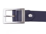 Prato Gürtel G26 Damen Gürtel Büffel Leder dark blue 90 cm