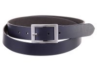 Prato Gürtel G26 Damen Gürtel Büffel Leder dark blue 85 cm