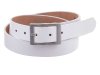 Prato Gürtel G26 Damen Gürtel Büffel Leder weiss 85 cm