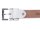 Prato Gürtel G26 Damen Gürtel Büffel Leder weiss 105 cm
