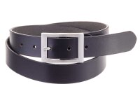 Prato Gürtel G26 Damen Gürtel Büffel Leder shiny black 90 cm