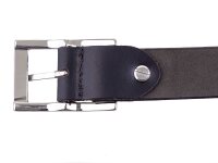 Prato Gürtel G26 Damen Gürtel Büffel Leder shiny black 90 cm