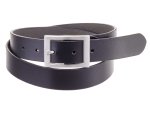 Prato Gürtel G26 Damen Gürtel Büffel Leder shiny black 110 cm