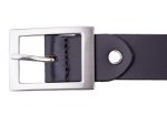 Prato Gürtel G26 Damen Gürtel Büffel Leder shiny black 110 cm