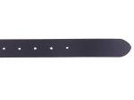 Prato Gürtel G26 Damen Gürtel Büffel Leder shiny black 110 cm
